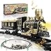 JQ JUQU Electric Train Set for Kids Ages 48 Complete Toy Train with Locomotive Cars  Tracks LED Lights  Sounds for Indoor Railway Play - Image 2