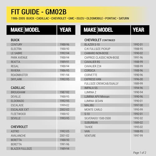 Scosche GM02B Power/Speaker Connector Stereo Wiring Harness Compatible with Select 1987-05 Buick/Cadillac/Chevy & GM Vehicles for Aftermarket Radio Installation to Non-Factory Amplified Systems - Image 4