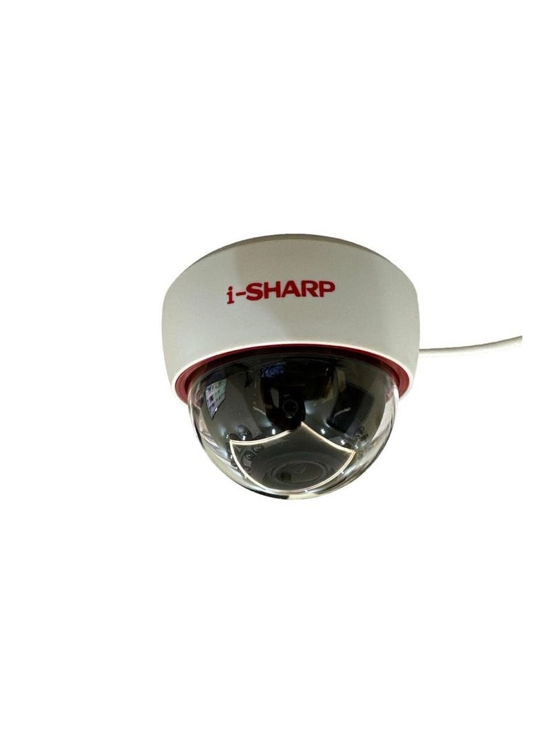 آي-شارب - i-SHARP SH-v40-HD1، كاميرا مراقبة، 1 ميجا بيكسل فار عدسة بؤرية 2.8-12 ملم ، رؤية ليلية للنجوم حتى 40 متر بلاستيك IP66 - Image 1