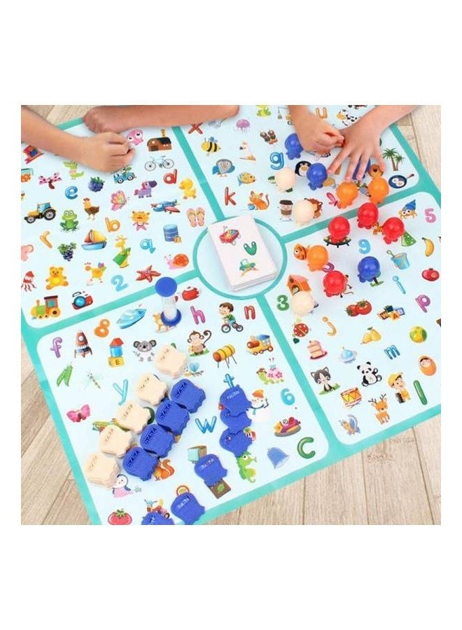 Children's Educational Memory Board Game - 60-Piece Concentration Training Toy with Animal/Fruit Cards, Double-Sided & Timer for Cognitive Development, Skills STEM Learning Family  - Image 2