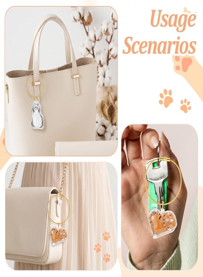 HaiFafafaing 2 Pcs Cat Hair Storage Keepsake Keychain - Image 5