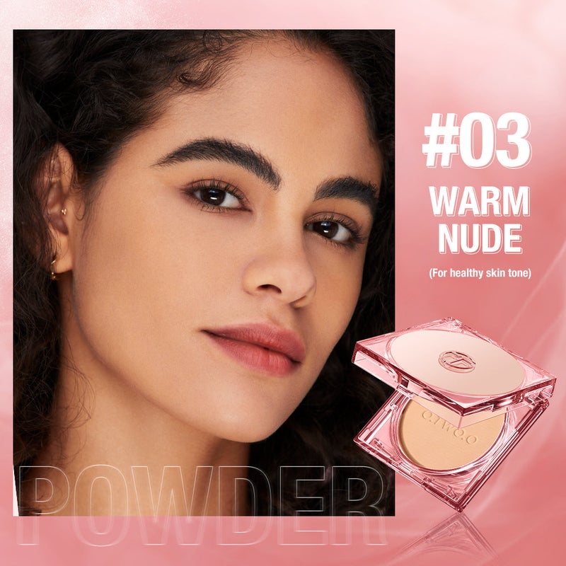 O.TWO.O Smooth Mist Mirror Locking Powder - 03/Warm Nude  12GM - Image 1