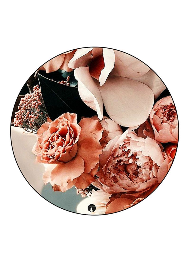 Flowers Printed Mouse Pad Multicolour