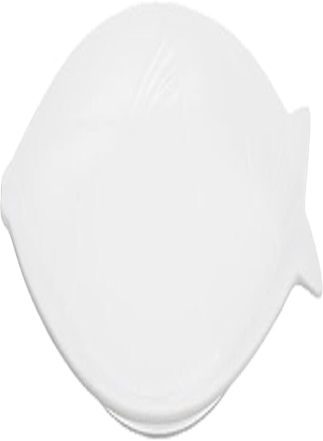 Rosa Porcelain Fish Serving Plate, 50 cm Diameter