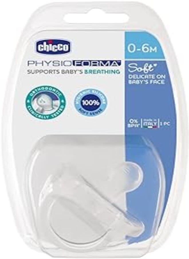 Chicco Chicco Silicone Physio Soft Soother Baby Dummy 0M+ 