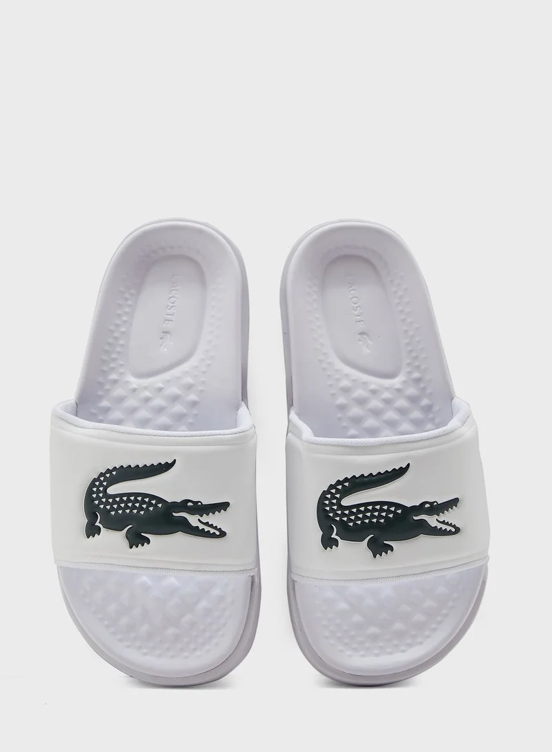 LACOSTE Logo Detail Slides