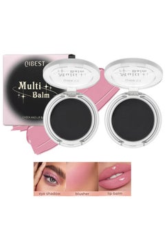 Jolilab Blush Makeup Color Changing Blush Palette Cream Blush Powder Palette Long-Lasting Hydrating Pigment High Impact Buildable Color Smooth Finish For Eyes, Lips & Cheeks(2, Pink, 1)  - Image 1