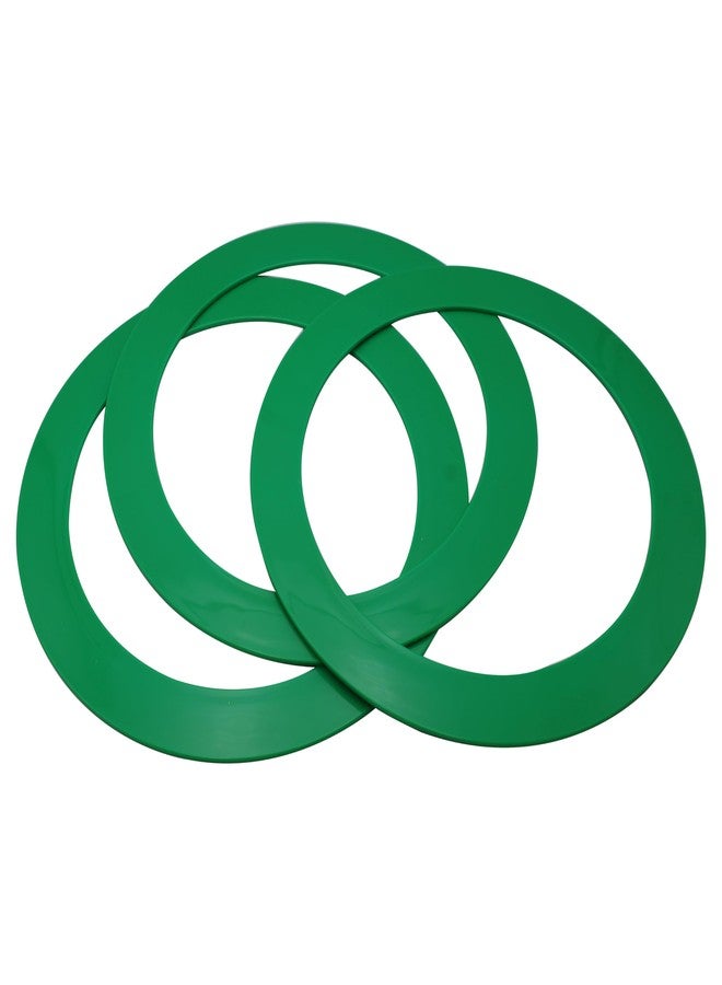 PEHHAH 12.59'' Diameter Juggling Rings Set of 3 for Professional and Beginner (Green) - Image 2