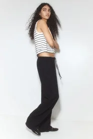 H&M Straight drawstring trousers
