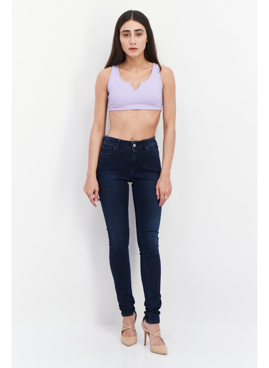 Women Skinny Fit Wash Stretchable Denim, Navy Blue - pzsku/Z0C687A994C4B126936CDZ/45/_/1724351229/ca879ad7-e0fb-4d89-8f0f-94aa71ba2296