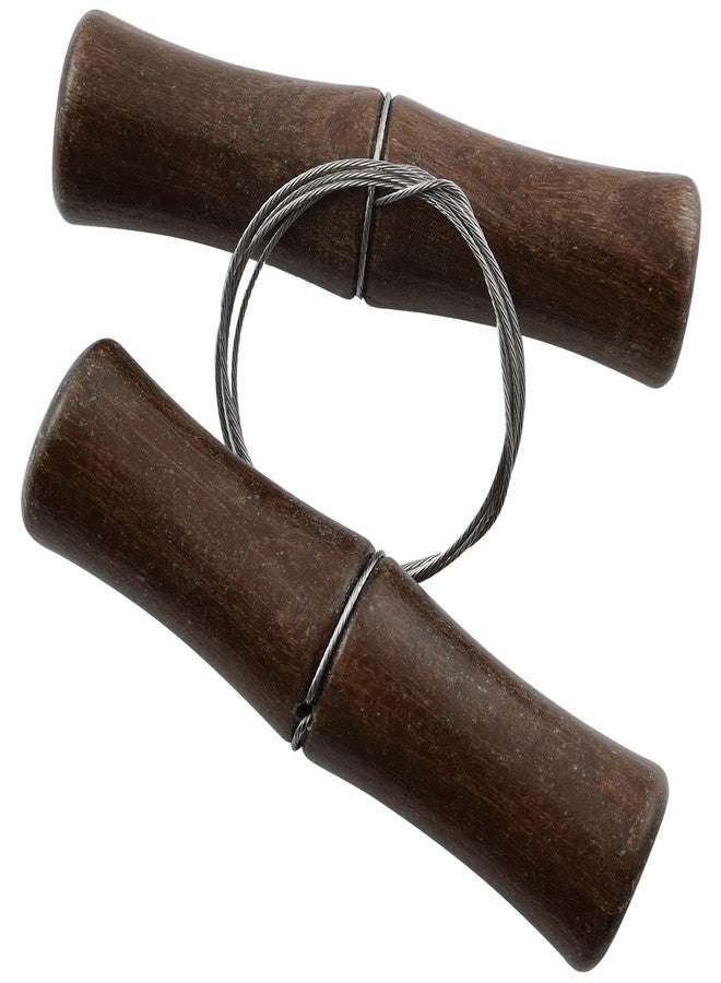 LQ Industrial Clay Cutting Wire Stainless Steel Clay Wire Cutter with Wooden Handle Ceramics Wire Tool L Size - Image 1