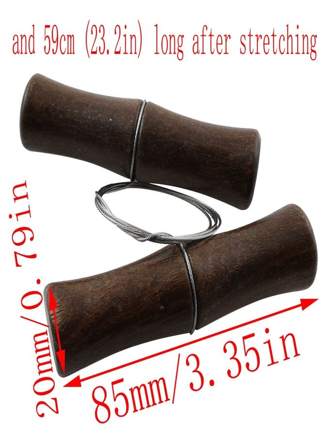 LQ Industrial Clay Cutting Wire Stainless Steel Clay Wire Cutter with Wooden Handle Ceramics Wire Tool L Size - Image 2