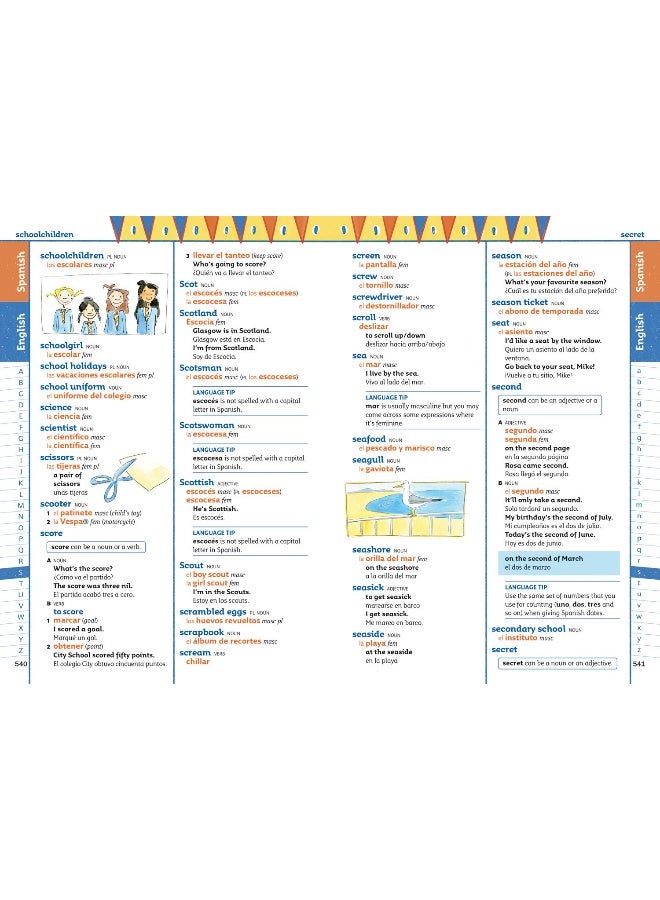Primary Spanish Dictionary: Illustrated Dictionary for Ages 7+ - Image 4