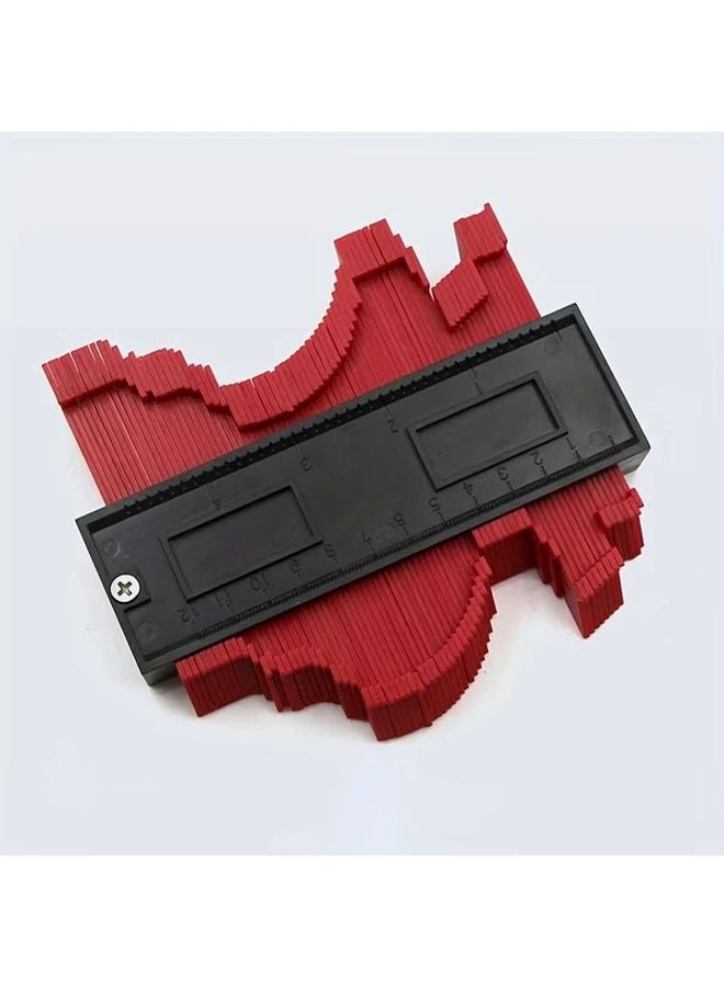 أداة قياس محيط البلاستيك الأحمر 4 72 بوصة 120 مم مسطرة قياس الأشكال غير المنتظمة - Image 5