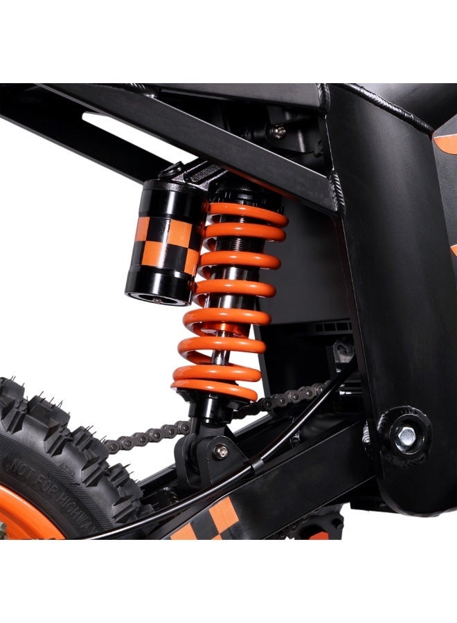 Crony WISH-01 1500W Electric Dirt Bike for Teens/Adults – 70Kilo/H High-Speed Off-Road E-Motocross Bike with 48V/25AH Lithium Battery, 60KM Long-Range, Dual Disc Brakes, Front & Rear Suspension, Brushless Motor, All-Terrain Tires, LED Headlamp, Rearview Mirror, Mobile Holder – Powerful Electric Trail Bike for Teens & Adults, Eco-Friendly Motocross Scooter - Image 5