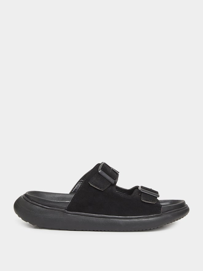 Styli Men Double Strap Buckle Comfort Sandals - Image 1