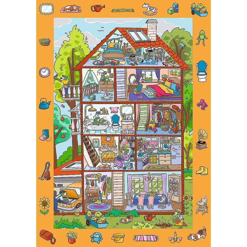 Trefl - Spy Guy: At Home The Treflik Family Puzzle 24 Pieces - 15593 - Image 2