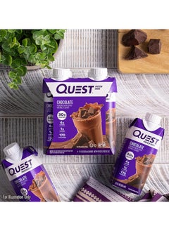 QUEST NUTRITION Protein Shake Shake Chocolate 325ml Pack Of 4 Pieces  - Image 2