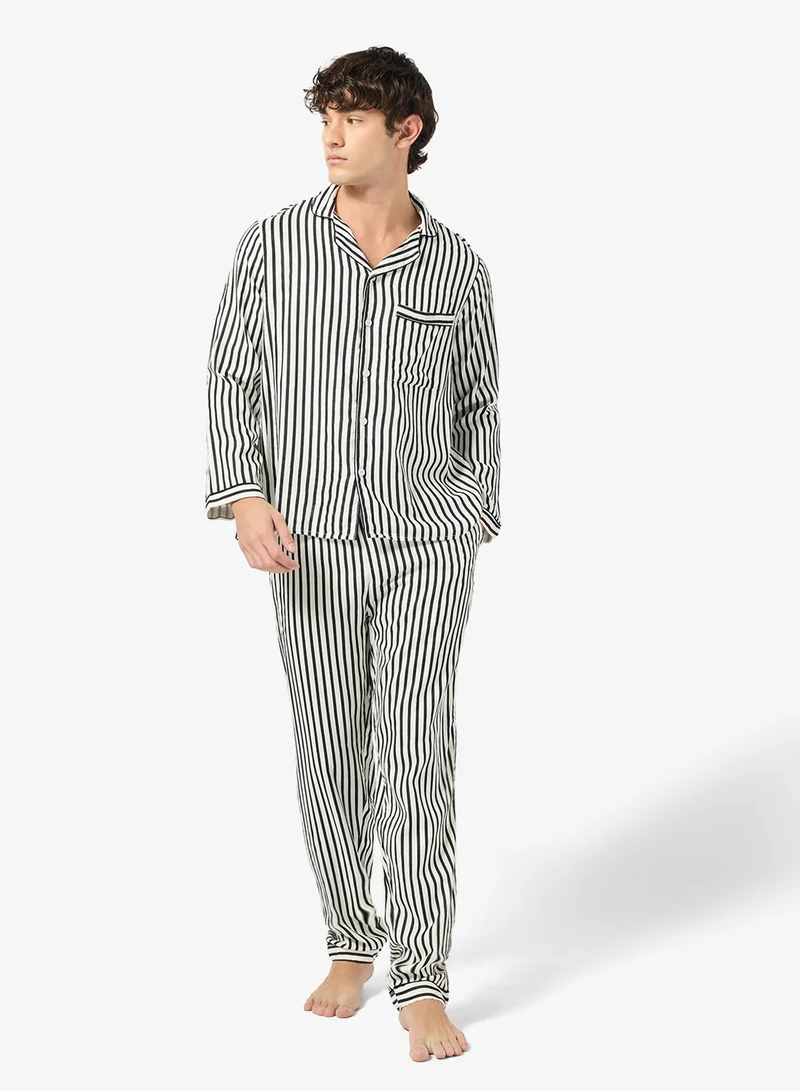 Nightwear Shirt & Pants Set