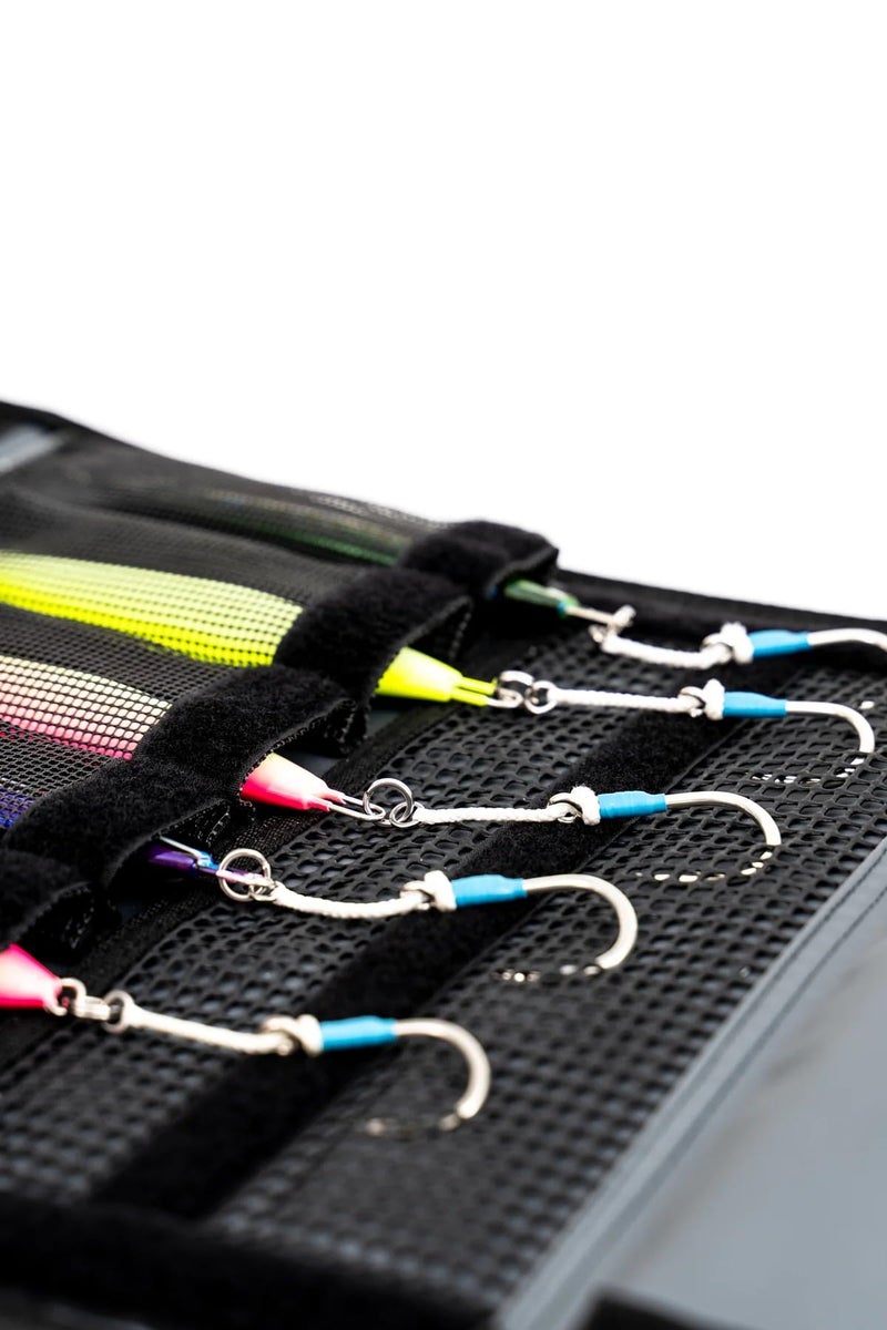 Nomad Design Jig Wallet Insert Sleeve - Fishing Lure Organizer, Heavy-Duty Velcro Jig Bag with 12 Mesh Pockets, Waterproof Jig Storage - Image 4