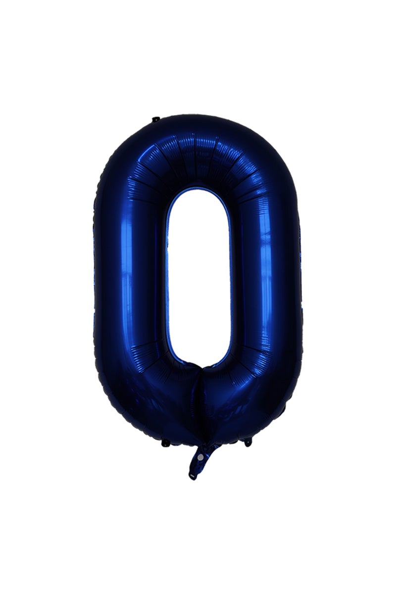 40inch dark blue 0 40Inch Dark Blue Number Foil Balloon 0-9 Digital Globos Children Birthday Party D