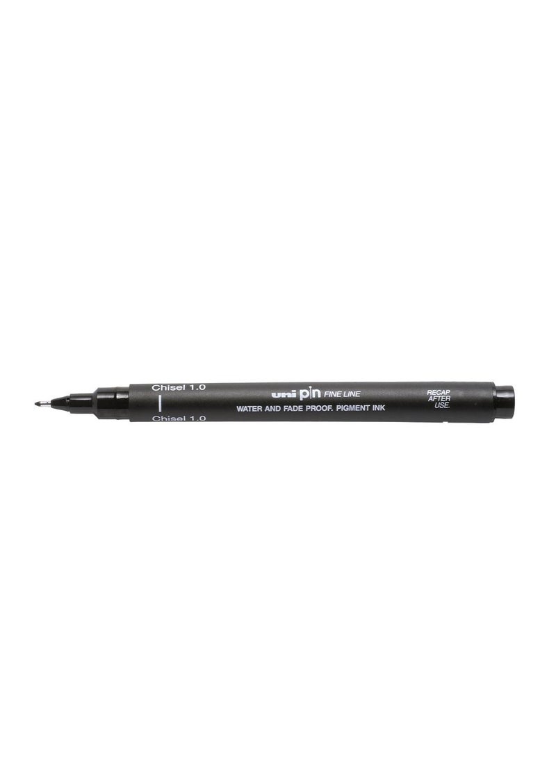 Uniball - 3-Piece Unipin Chisel Tip Drawing Assorted Sizes Black Ink - Image 1