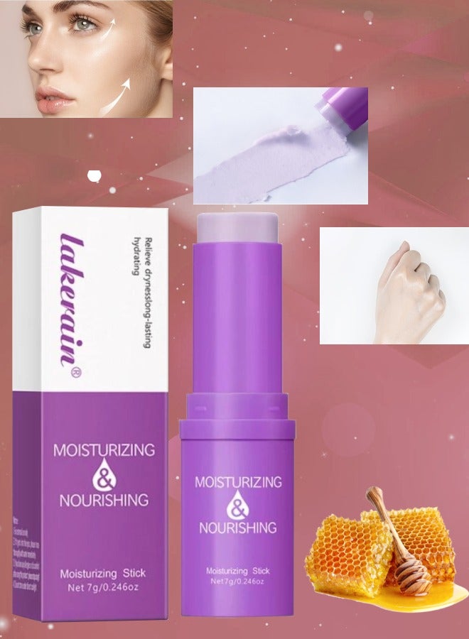 lakerain Moisturizing and Nourishing Cream Stick Multi Balm Facial Moisturizer Stick Balm Under Eye Cream Face Balm Stick for Hydrating and Smoothing Dry Skin Moisturizing Day and Night Stick - Image 1