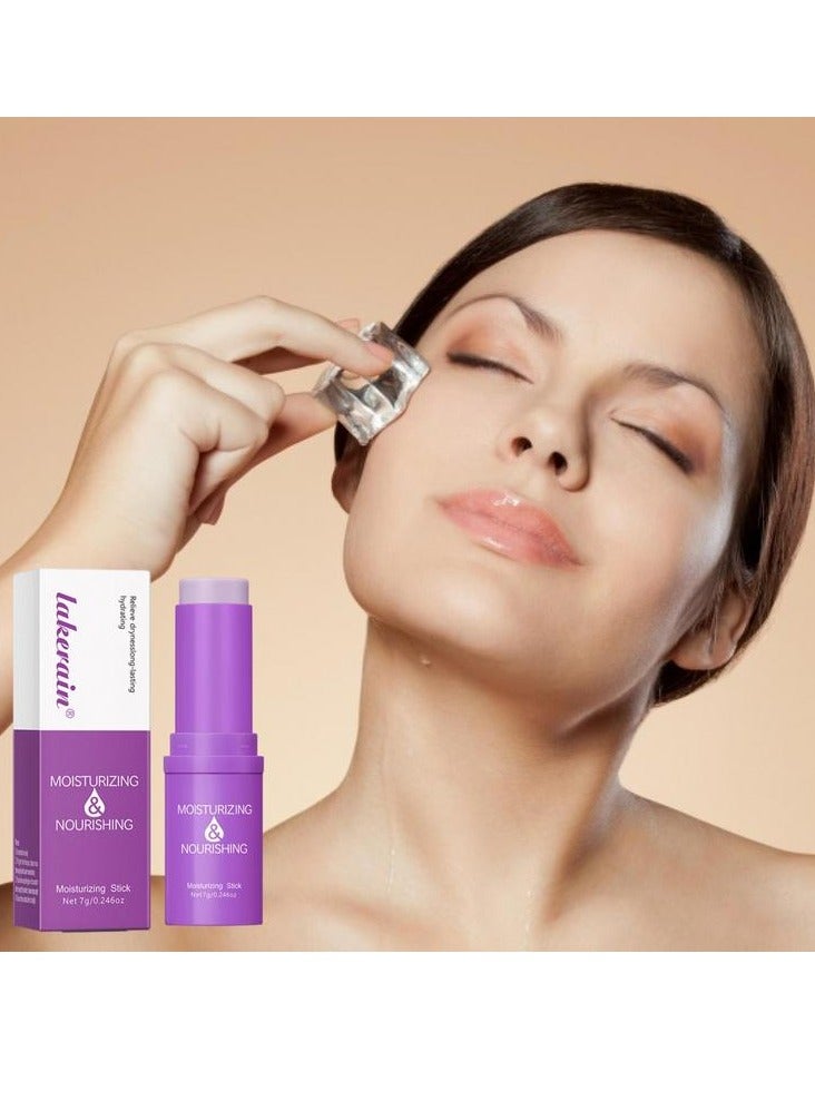 lakerain Moisturizing and Nourishing Cream Stick Multi Balm Facial Moisturizer Stick Balm Under Eye Cream Face Balm Stick for Hydrating and Smoothing Dry Skin Moisturizing Day and Night Stick - Image 3