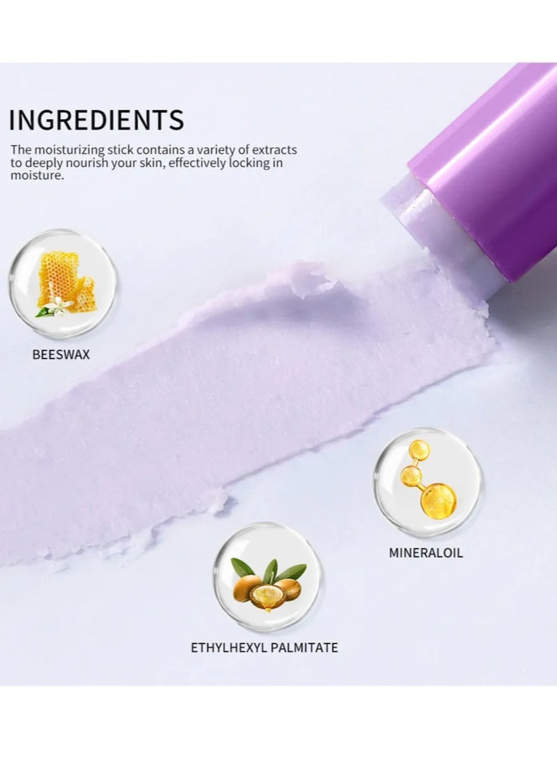lakerain Moisturizing and Nourishing Cream Stick Multi Balm Facial Moisturizer Stick Balm Under Eye Cream Face Balm Stick for Hydrating and Smoothing Dry Skin Moisturizing Day and Night Stick - Image 4