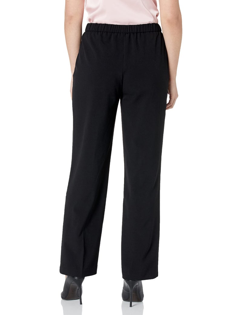 Briggs New York Pull On Dress Pant Average Length & Short Length, Black, 10 - Image 2