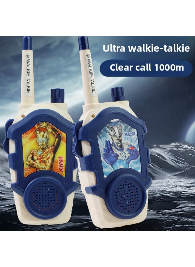 Generic - Ultraman Walkie Talkie Dialogue Toy Gift Family Interaction Super Cool Intelligent Distance Communication Boys-Color:Paw Team + Ultraman Walkie Talkie Pair-Specifications:Bagged With Battery Version - Image 1