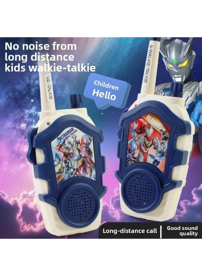 Generic - Ultraman Walkie Talkie Dialogue Toy Gift Family Interaction Super Cool Intelligent Distance Communication Boys-Color:Paw Team + Ultraman Walkie Talkie Pair-Specifications:Bagged With Battery Version - Image 1