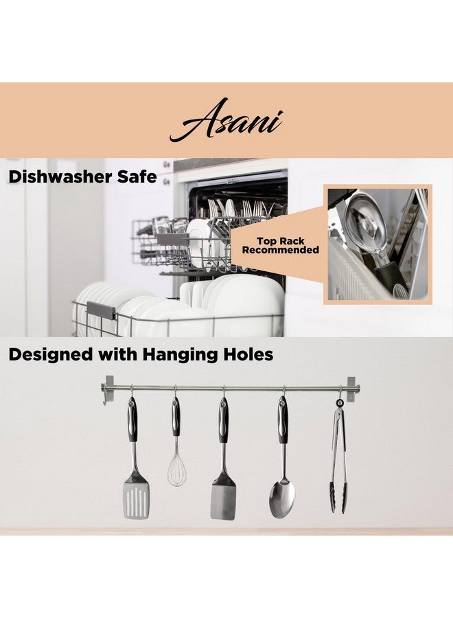 Asani 25-Piece Stainless Steel Kitchen Utensil Set | Non-Stick Cooking Gadgets and Tools Kit | Durable Dishwasher-Safe Cookware Set | Kitchenware Gift Idea, Best New Apartment Essentials - Image 4