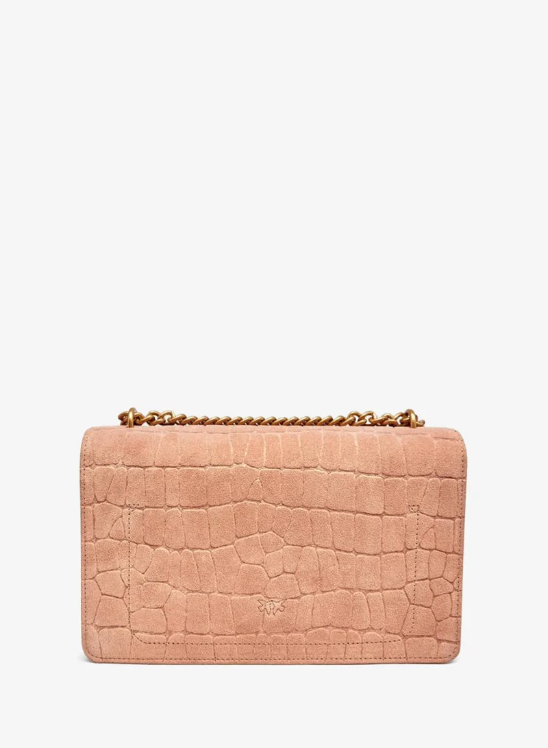 بينكو Logo Detail Flap Over Shoulder Bag