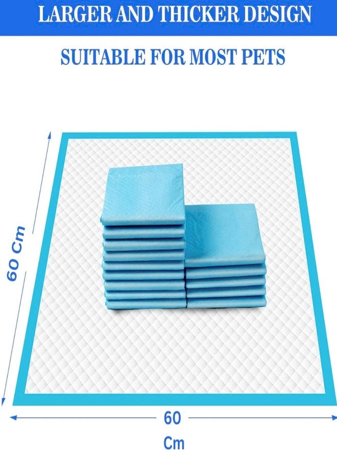 C-Cure Dog Pee Pads | Pack of 50 | 60x60 cm Disposable Pet Training Pads for Puppies, Adult Dogs & Cats | Leak-Proof, Quick-Dry, 5-Layer Absorbent Core with Adhesive Floor Tape - Image 3