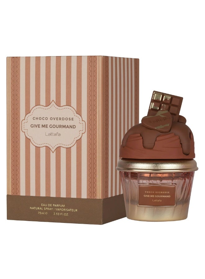 LATTAFA CHOCO OVERDOSE GIVE ME GOURMAND EDP 75ML - Image 1