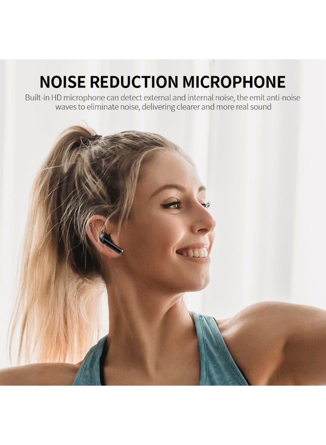 HT06 Wireless BT Headphones In-ear Sports Earbuds HiFi Sound Quality Ultra-low Latency Long Endurance Time Black - Image 2