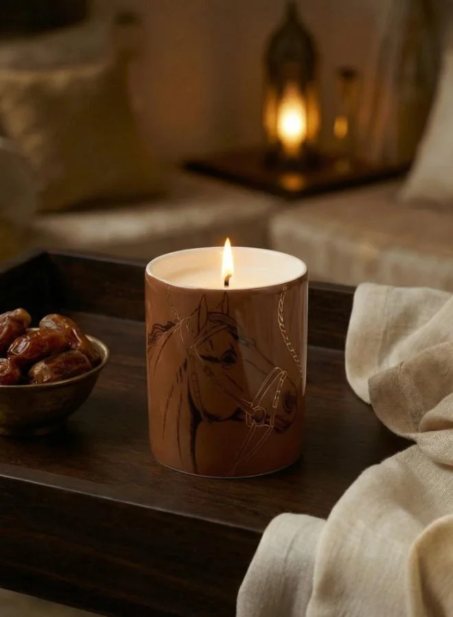 Silsal Fares Oud Wood Candle Havane Brown - 150g