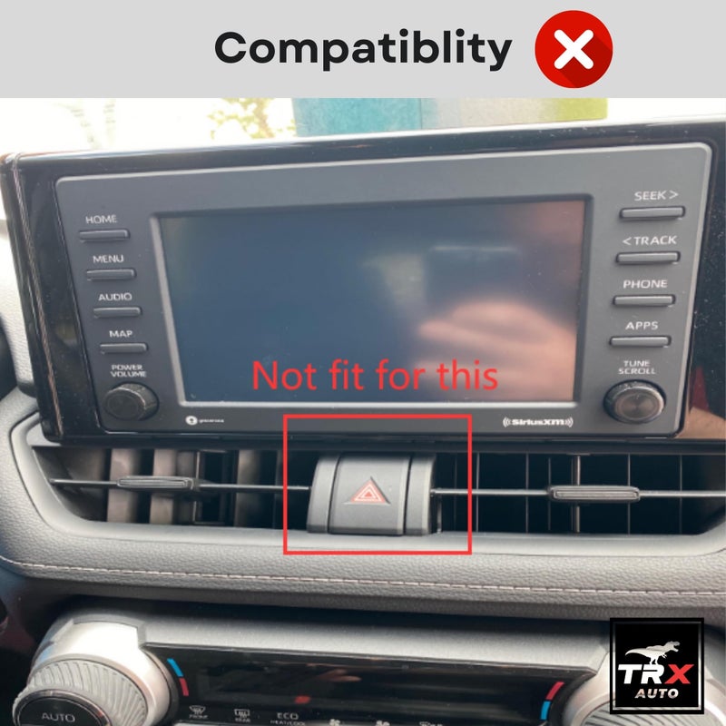 TRX AUTO Phone Holder Mount With Gravity Phone Holder For Toyota Rav4 2020 To 2023 | Toyota Rav4 Accessories | Rav4 Mobile Phone Holder - Image 3