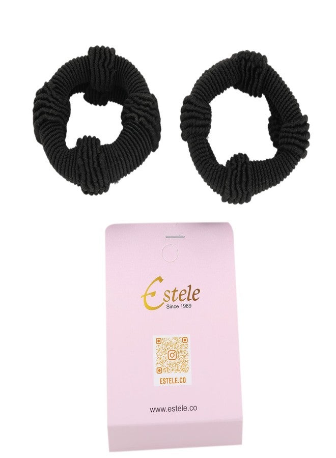 Estele Classic Fabric Hair Tie Set | Soft Grip Hair Accessories for Women for College, Travel & Gifting - Image 2