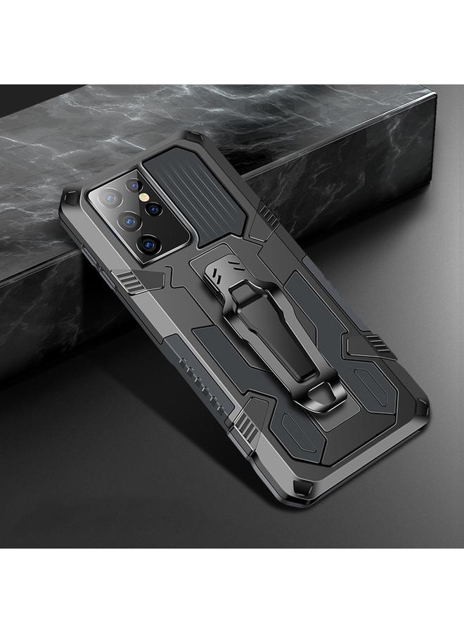 S-TOP Case For Samsung Galaxy S21 Ultra 5G Machine Armor Warrior Shockproof PC + TPU Protective Case - Image 1
