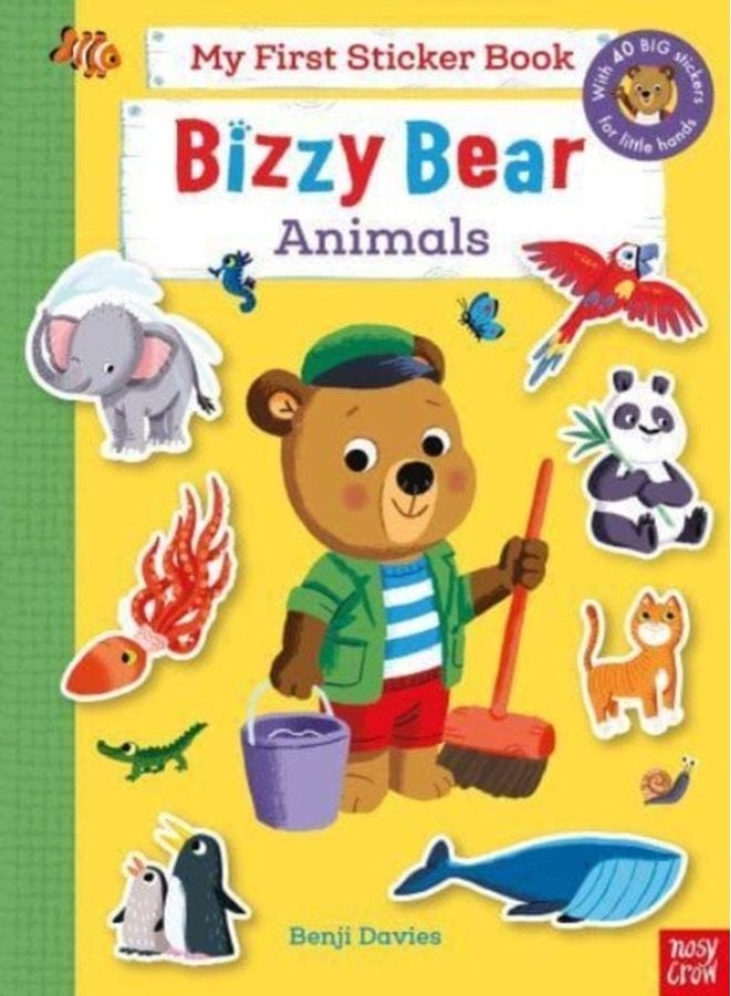 Bizzy Bear My First Sticker Book Animals - Paperback