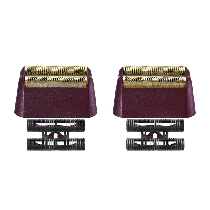 DODAER 2 Pack Professional 5 Star Series Finale Shaver Replacement Foil and Cutter Bar Assembly Compatible with wahl Shaver Foil 7031-100, 7043-100 Super Close Shaving Replacement Heads (red) - Image 1