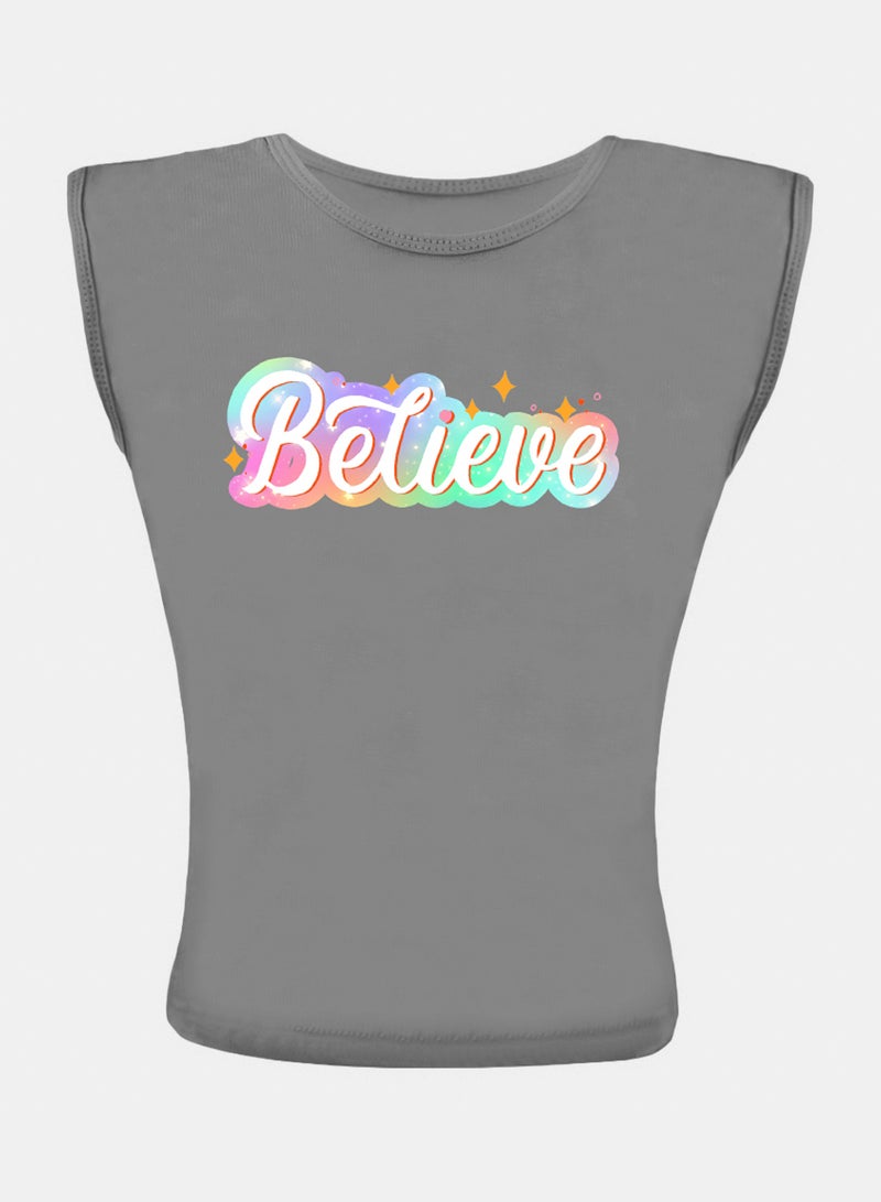 Activ Crop-Top R.Neck T-Shirt