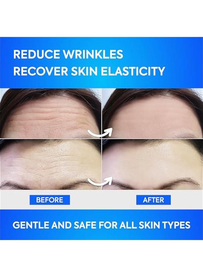Arabest 12Pcs Aloe Collagen Vitamin E Forehead Wrinkle Treatment Patch Anti Wrinkles Treatment  - Image 5