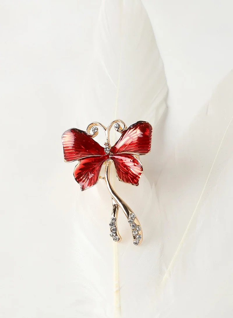 SOHI Butterfly Statement Artificial Ring Jewellery