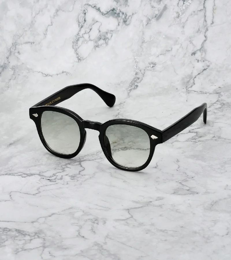 Explicit Poets Explicit Poets Unisex JOHNNY Black - Gradient Green Stylish Sunglasses, 2EP55