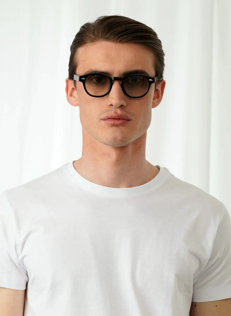 Explicit Poets Explicit Poets Unisex JOHNNY Black - Gradient Green Stylish Sunglasses, 2EP55