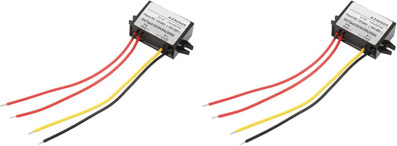 AC 12V 24V to DC 5V Converter Step Down Converter AC to DC Power Supply Module for Motor Car Truck Vehicle Boat Solar System - Image 1