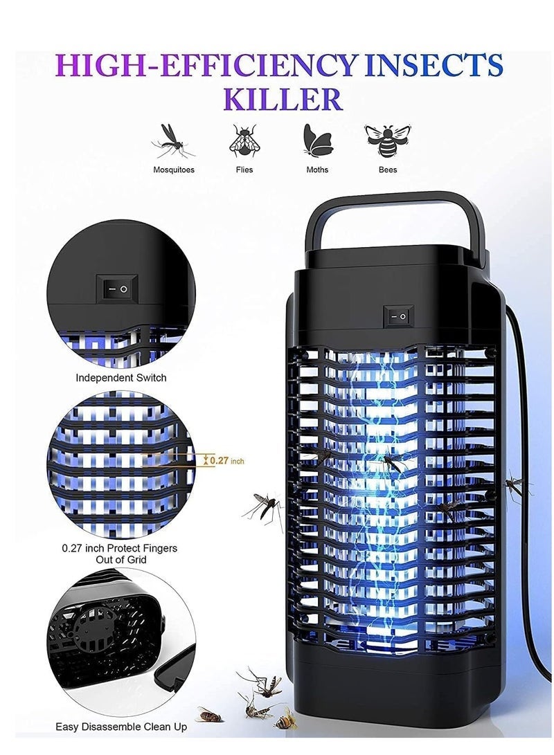 general 2025 New Style Mosquito Killer Lamp Bug Zapper, Electric Fly Insect Killer with 18W Physical UV Light, 2400V Powerful High Voltage, Non-toxic Electronic Pest Control Fly Traps Handmade,The best killer of mosquitoes and flying insects - Image 4
